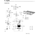 Samsung RF28M9580SR/AA-00 compressor diagram