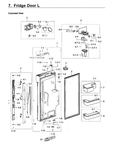 Fridge door lt