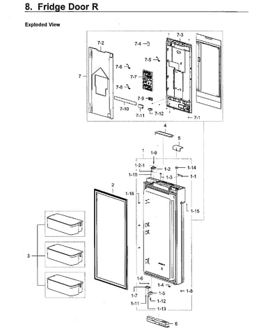 Fridge door rt