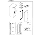 Samsung RF261BEAESG/AA-00 fridge door lt diagram
