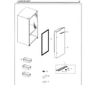 Samsung RF261BEAESG/AA-00 fridge door rt diagram