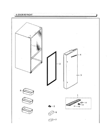 Fridge door rt