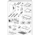 Samsung RF261BEAESG/AA-02 fridge diagram
