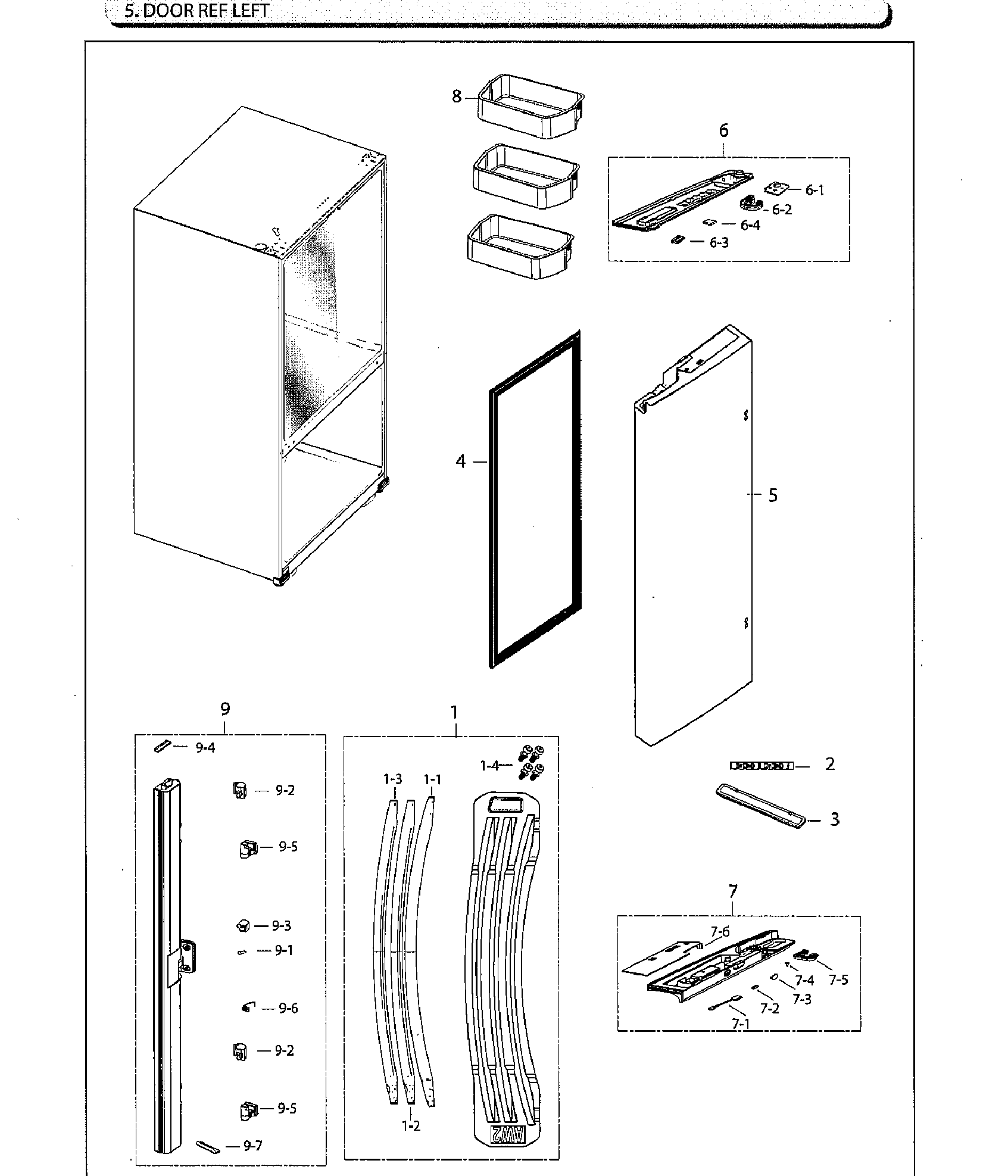 Fridge door lt