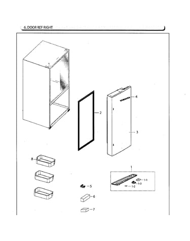 Fridge door rt