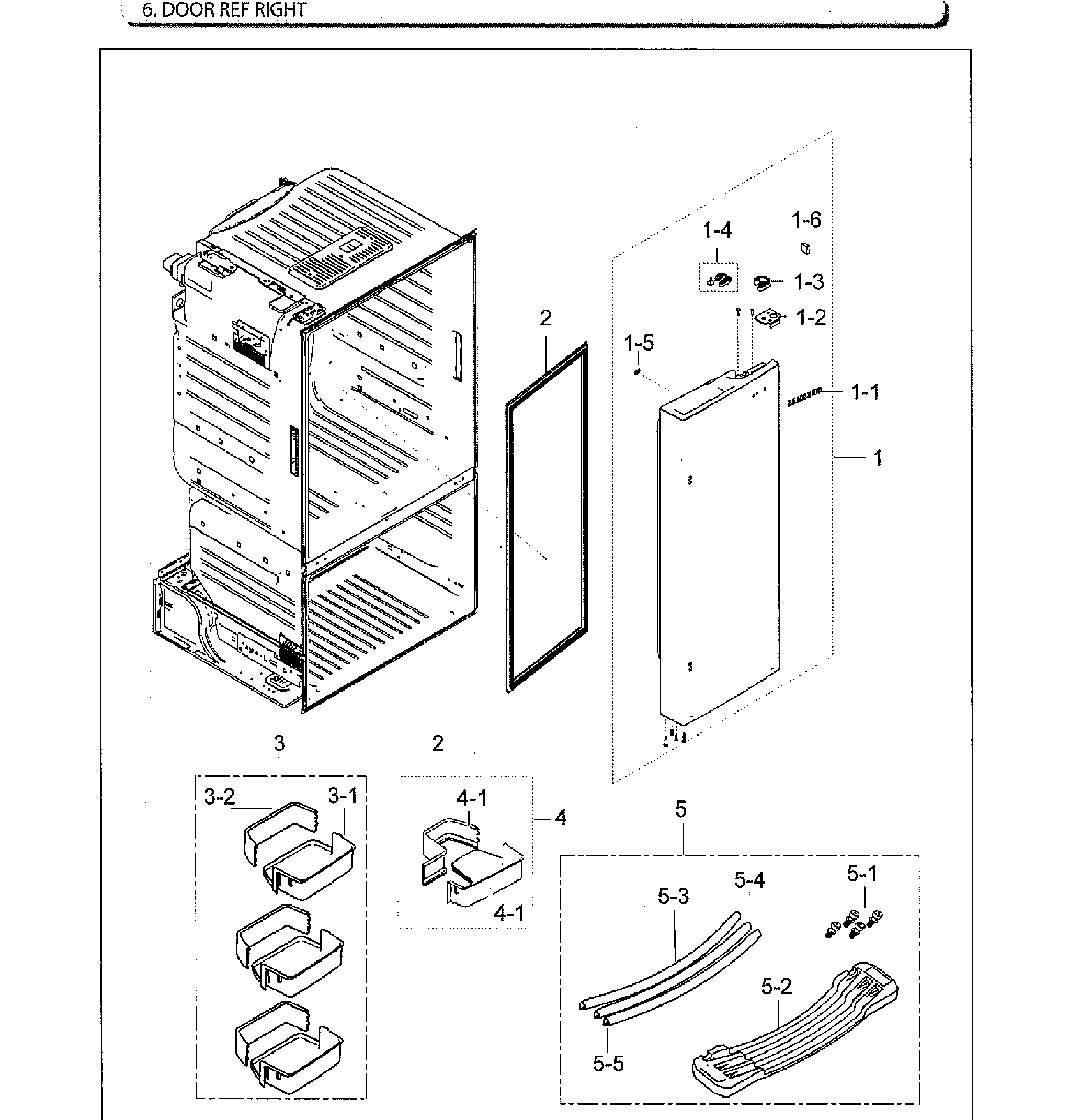 Fridge door rt