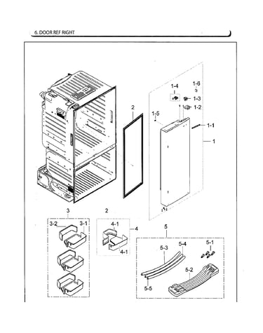 Fridge door rt