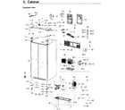 Samsung RH22H9010SG/AA-00 cabinet diagram