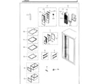 Samsung RS25H5111BC/AA-02 freezer diagram