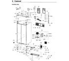 Samsung RH22H9010SR/AA-02 cabinet diagram