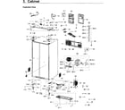 Samsung RH22H9010SR/AA-04 cabinet diagram