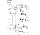 Samsung RH22H9010SR/AA-05 cabinet diagram