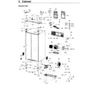 Samsung RH22H9010SR/AA-06 cabinet diagram