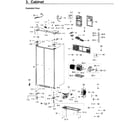 Samsung RH22H9010SR/AA-07 cabinet diagram