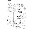 Samsung RH22H9010SR/AA-08 cabinet diagram