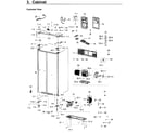 Samsung RH22H9010SR/AA-09 cabinet diagram