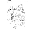 Samsung RF30KMEDBSR/AA-03 cabinet diagram