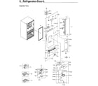 Samsung RF30KMEDBSR/AA-03 fridge door lt diagram