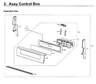 Samsung NX58M6650WG/AA-00 control box diagram