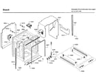 Bosch SHE43RL6UC/64 cabinet diagram