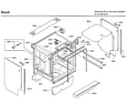 Bosch SHX9PT55UC/82 cabinet diagram