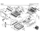 Bosch SHX9PT55UC/B3 baskets diagram