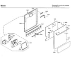 Bosch SHX9PT55UC/C9 door diagram