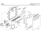 Bosch SHP88PW55N/01 door diagram