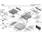 Bosch SHP88PW55N/01 baskets diagram