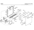 Bosch SHX88PW55N/01 door diagram