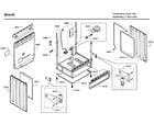 Bosch HGS7132UC/06 cabinet diagram