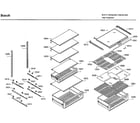 Bosch B30IR800SP/02 shelfs diagram