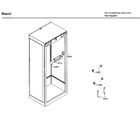 Bosch B30IR800SP/02 cabinet diagram