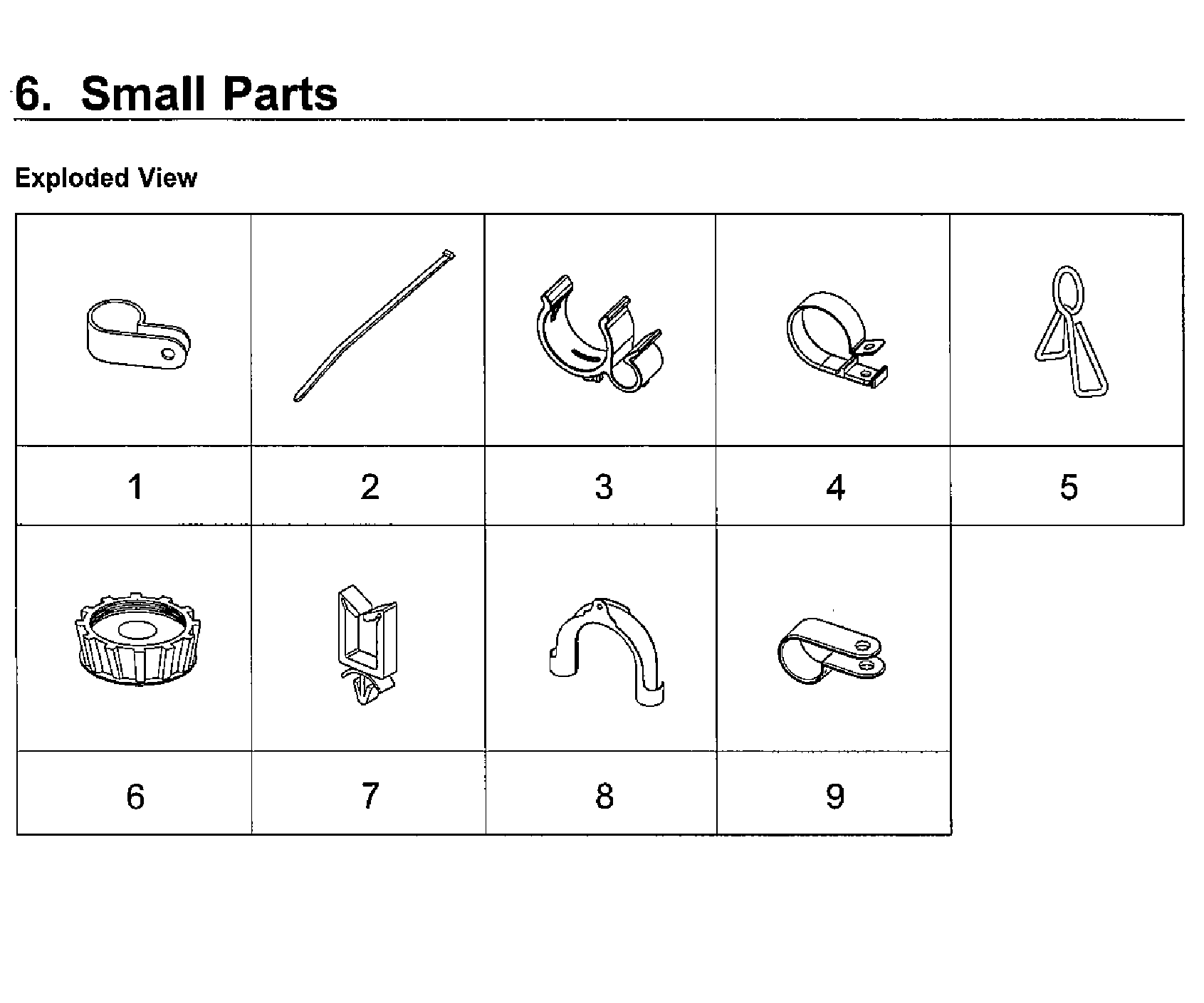 Small parts