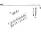 Bosch SHX9PT75UC/C9 control panel diagram