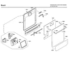 Bosch SHX9PT75UC/C9 door diagram