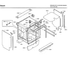 Bosch SHX9PT75UC/74 cabinet diagram