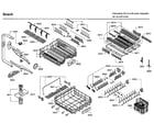 Bosch SHX9PT75UC/74 baskets diagram