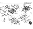 Bosch SHV9PT53UC/82 baskets diagram