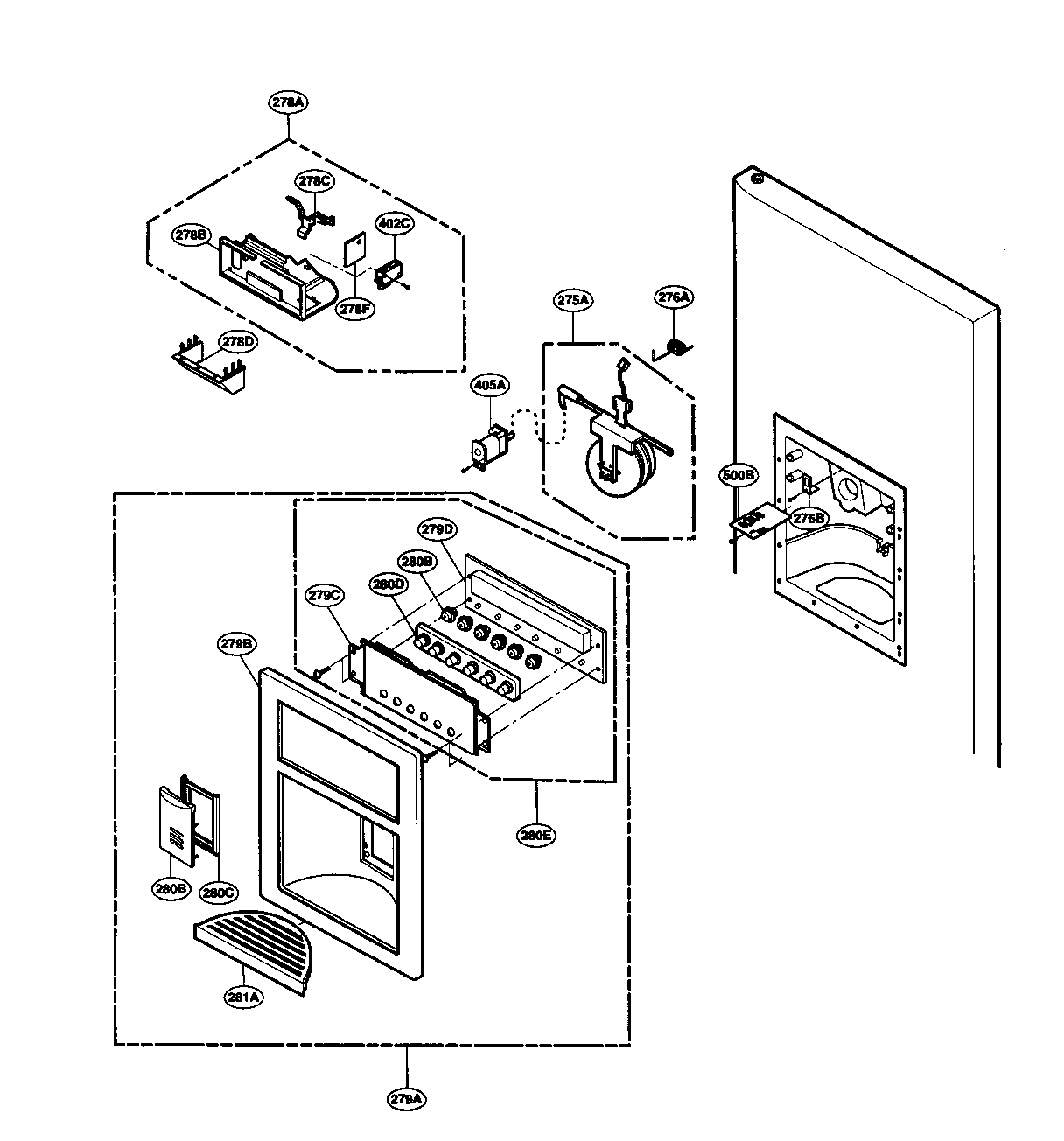 DISPENSER PARTS