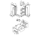 LG LFX25950SB/00 door parts diagram
