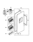 Freezer door parts
