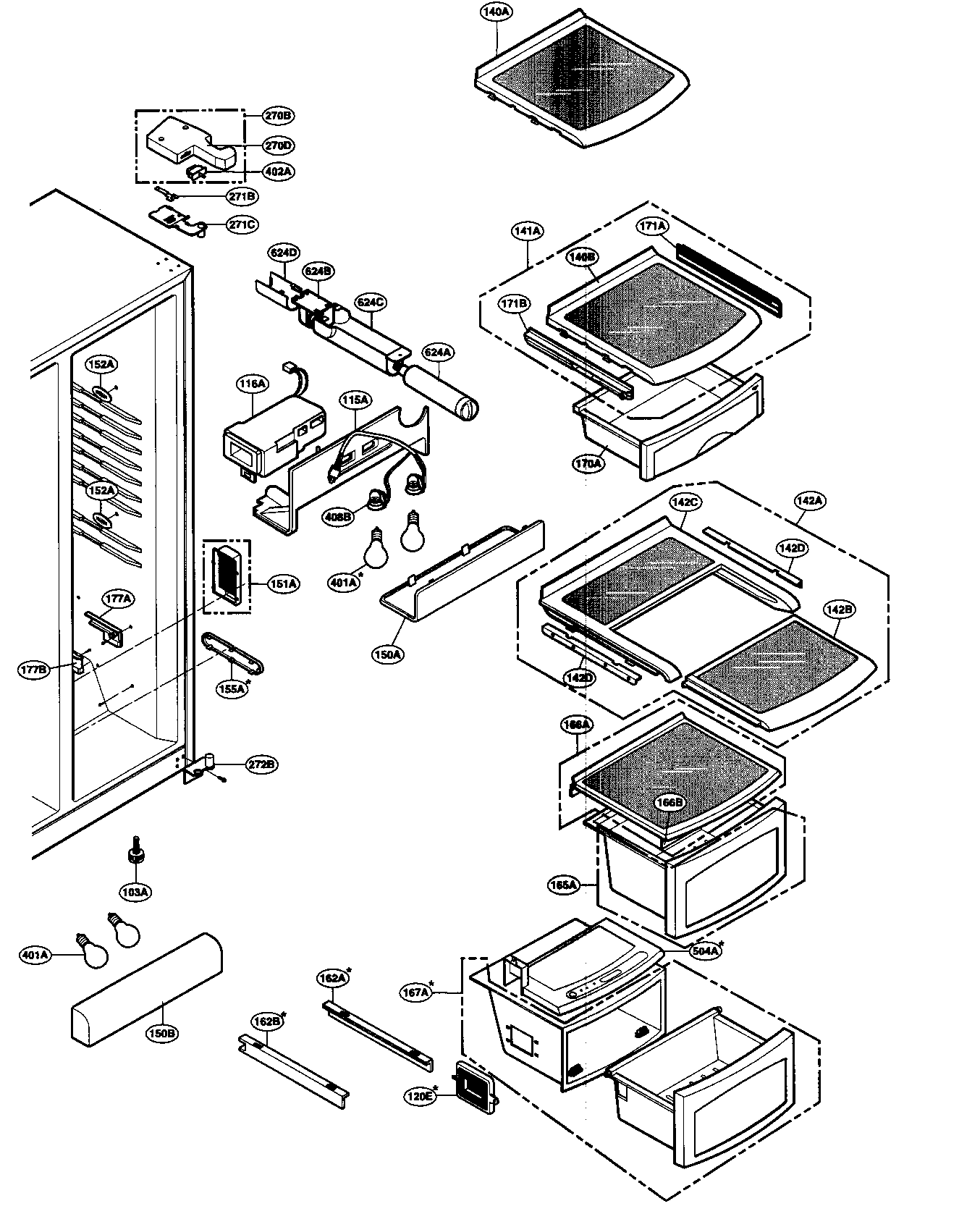 Refrigerator compartment 2