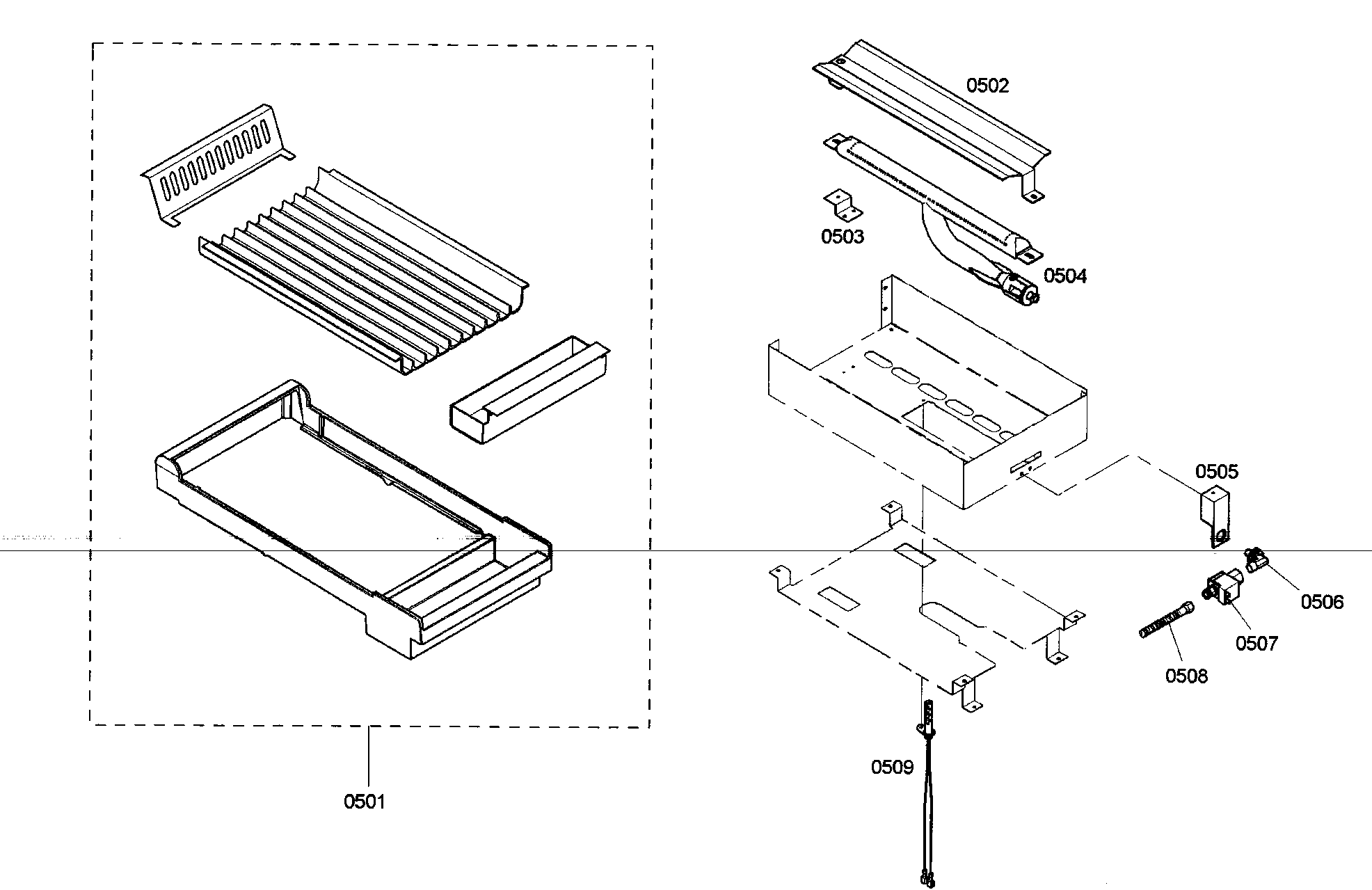 Grille assy