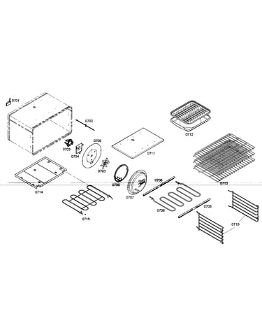 Oven cabinet