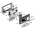 Olevia 237V cabinet parts diagram