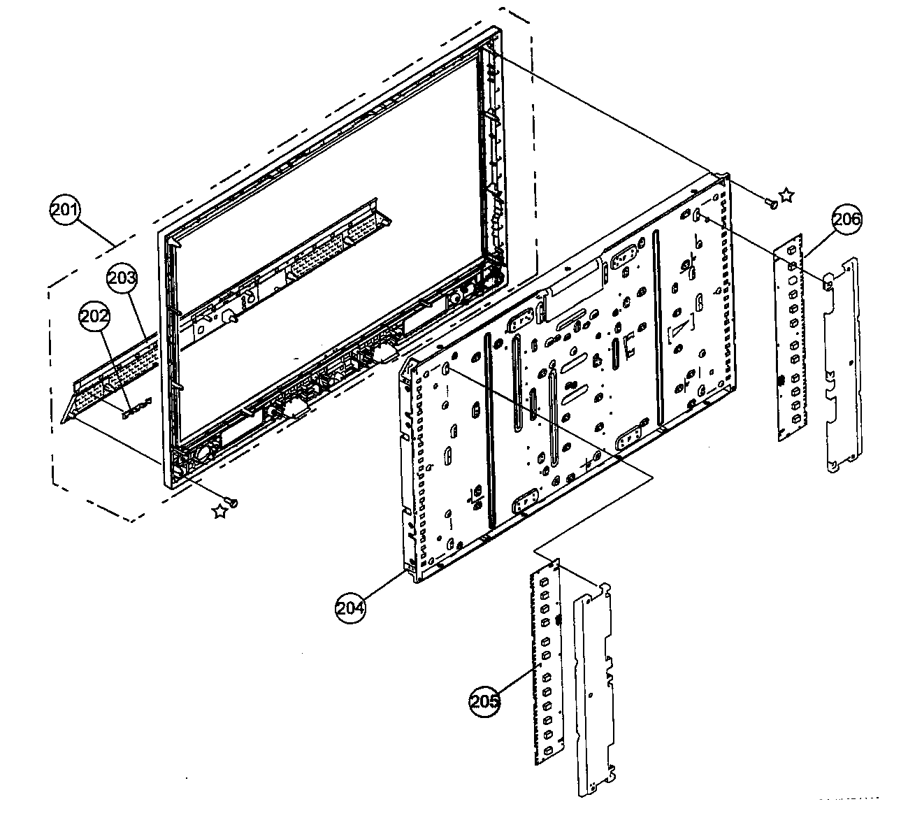 BEZEL/LCD