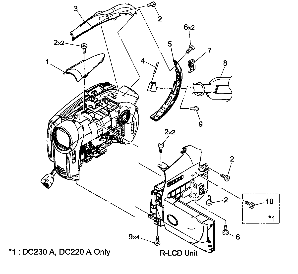Casing parts 1