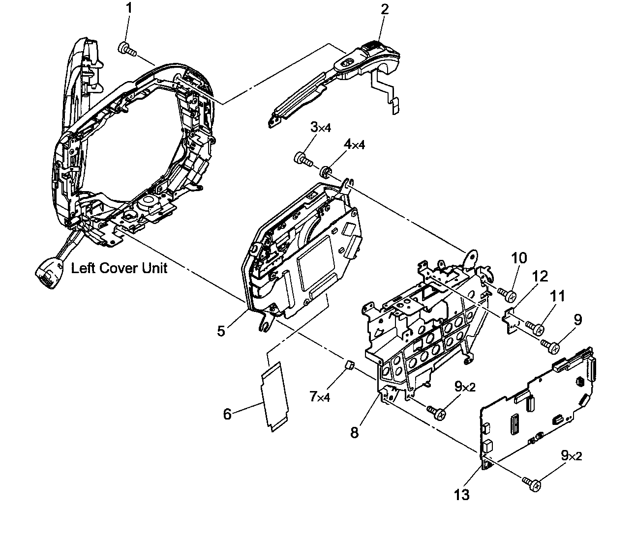 Casing parts 3