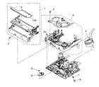 Canon ZR800A mechanical chassis diagram
